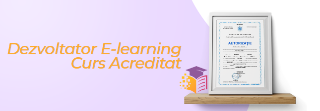 Dezvoltator e-learning - curs acreditat, oferit de GBC